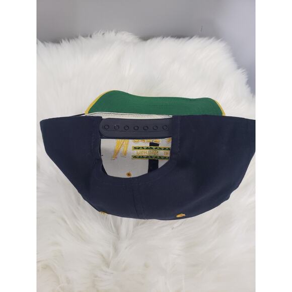 Vintage 90s Spellout Notre Dame Snapback Cap Hat Fighting Irish‎ Embroidered - Picture 5 of 9